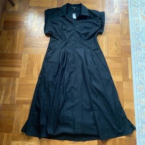 Black Banana Republic Midi/Maxi Dress